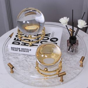 Đồ để bàn quả cầu pha lê sáng tạo CD831