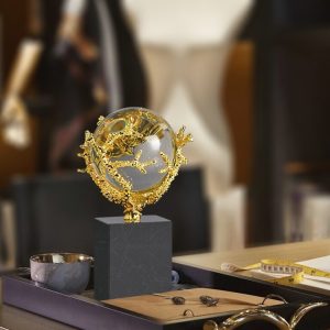 Đồ để bàn quả cầu pha lê đẹp CD952