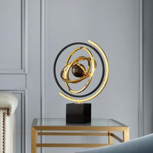 Decor phòng khách quả địa cầu xoay CD438