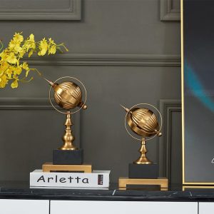 Mô hình quả địa cầu bằng kim loại CD60