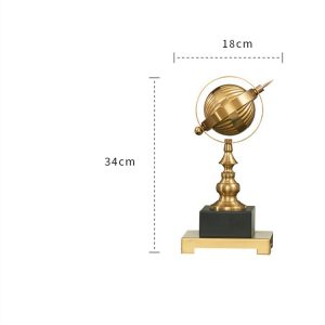 Mô hình quả địa cầu bằng kim loại CD60