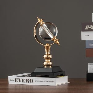 Đồ để bàn quả địa cầu pha lê CD399