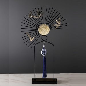 Decor phòng khách quạt ngọc trang trí nhiều mẫu độc đáo CD201