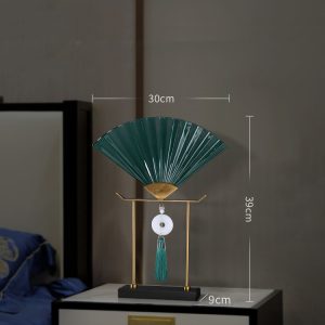 Decor phòng khách quạt ngọc trang trí nhiều mẫu độc đáo CD201