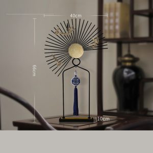 Decor phòng khách quạt ngọc trang trí nhiều mẫu độc đáo CD201