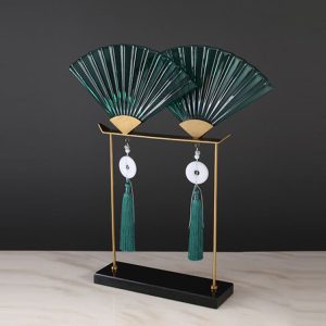 Decor phòng khách quạt ngọc trang trí nhiều mẫu độc đáo CD201