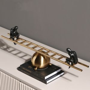 Mô hình thang bằng trang tri kệ tivi CD54