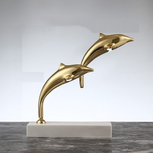 Đồ để bàn tượng cá heo nhảy múa CD428