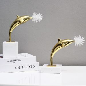 Đồ để bàn cá heo trang trí CD79