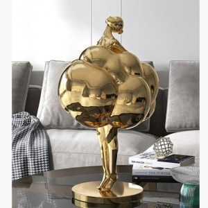 Tượng decor cô gái bale CD359