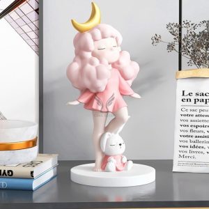 Tượng cô gái mặt trăng để bàn CD1320