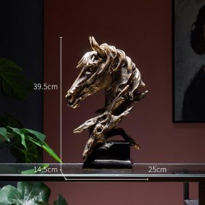 Tượng đầu ngựa phong cách Vintage CD473