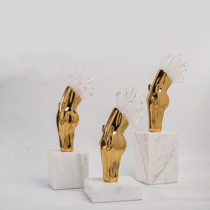 Đồ để bàn mô hình trừu tượng đầu ngựa trang trí CD171