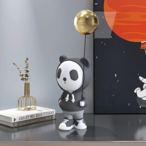 Tượng gấu panda cầm bóng CD903