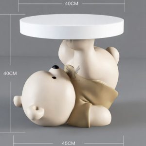 Tượng gấu đỡ bàn trà nhỏ CD1255