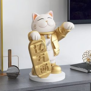 Tượng mèo may mắn dùng làm quà tặng CD1254