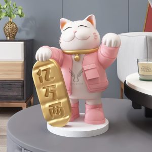 Tượng mèo may mắn dùng làm quà tặng CD1254