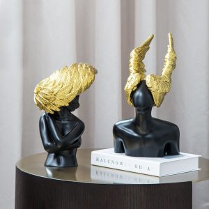 Tượng decor cặp nam thần nữ thần CD426