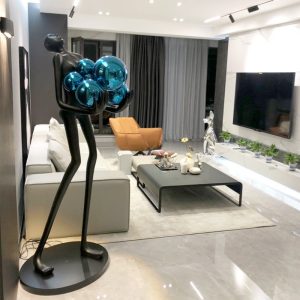 Mua tượng nghệ thuật kết hợp đèn sàn trang trí sang trọng CD456