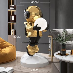 Tượng phi hành gia kết hợp đèn Led 80cm CD404