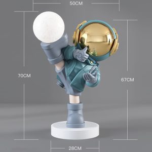 Tượng decor phi hành gia Kung Fu CD849