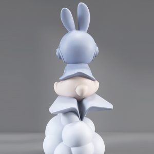 Tượng thỏ bay trang trí nội thất CD1314