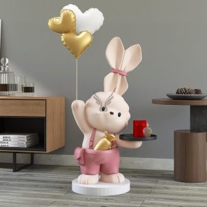 Tượng thỏ bồi bàn CD1327