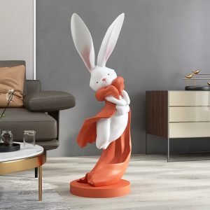 Tượng thỏ tai dài để sàn CD1305