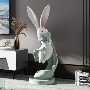 Tượng thỏ tai dài để sàn CD1305