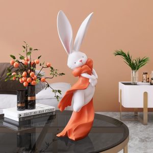 Tượng thỏ tai dài để sàn CD1305