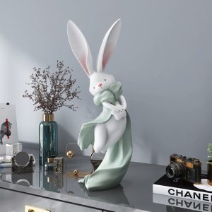 Tượng thỏ tai dài để sàn CD1305