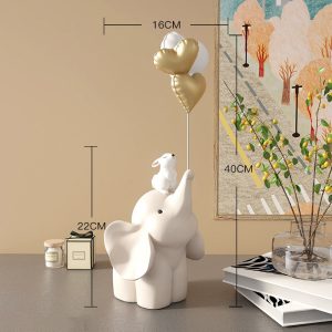 Tượng voi composite để bàn CD1277