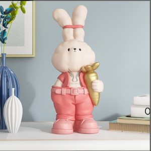 Tượng thỏ bồi bàn CD1263