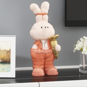 Tượng thỏ bồi bàn CD1263