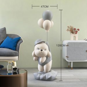 Mẫu chó nhỏ để sàn dễ thương CD1274