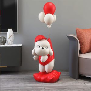 Mẫu chó nhỏ để sàn dễ thương CD1274